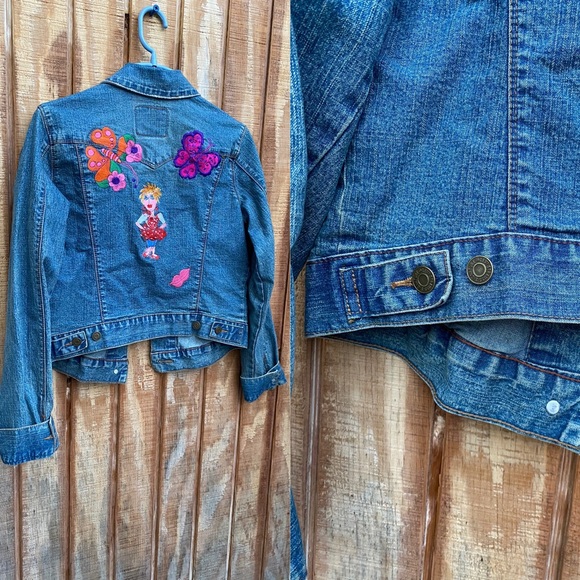 LeviStrauss signature denim embroidered jacket - Picture 6 of 8
